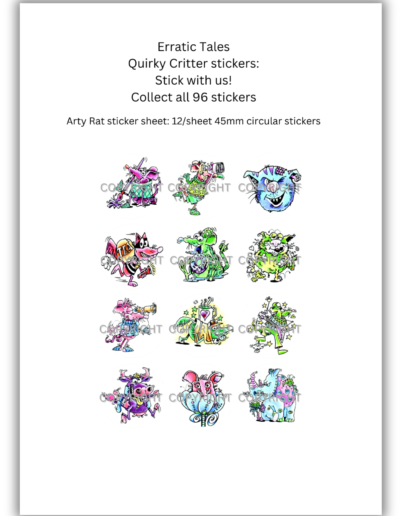 Quirky Critters Stickers – Stick with us!