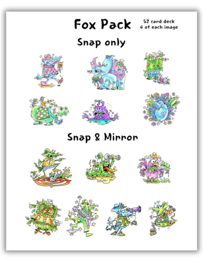 Snap ee Rats 'n Mirror Cards - Fun Family Activity.