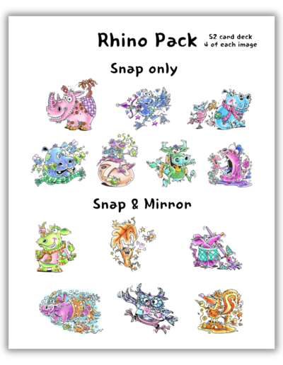 Snap ee Rats 'n Mirror Cards - Fun Family Activity.