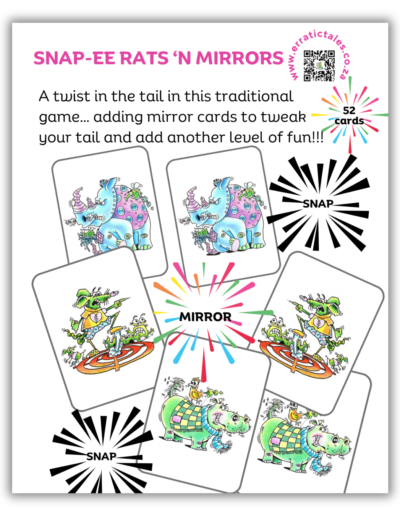 Snap ee Rats 'n Mirror Cards - Fun Family Activity.